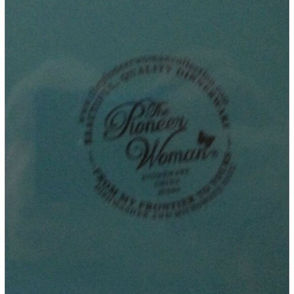 2 The Pioneer Woman Cowgirl Lace Teal Dinner Plates - Replacement Dinnerware - Picture 5 of 5